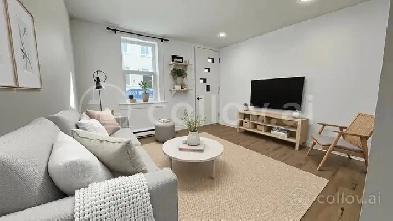 4 1/2 rénové au RDC – Cour privée – Centre-ville à pied Image# 2