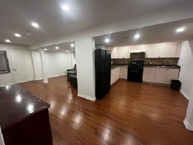 one bedroom in two bedrooms basement for rent Image# 4