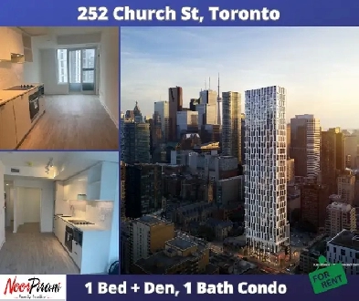 1 Bed   Den Downtown Toronto at 252 Church St - For RENT Image# 1