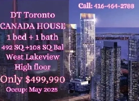Canada House 1-Bed Assignment in DT! West Lakeview Image# 2