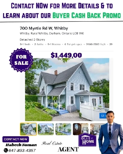 Beautiful 2 Storey Detached Home for sale in Whitby Image# 1
