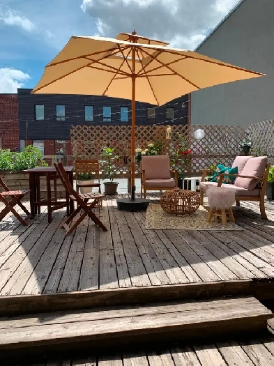 Grand 5 1/2 chauffé avec terrasse sur plateau Mont-Royal Image# 1