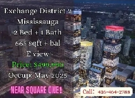 ️ Exchange District 2 | 2 Bed 1 Bath | East View | $499,990 Image# 2
