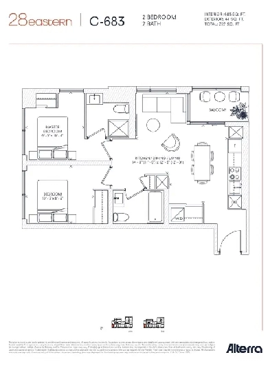 2 Bed 2 Full Bath Downtown Toronto Condo $2825/Month Image# 7
