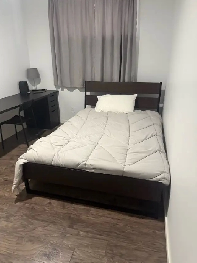 Bedroom for Rent in a basement suite with a private entrance. Image# 6