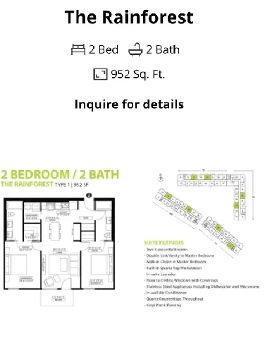 Sublet | 2 Bed 2 Bath at The Spot (Tuxedo Point) | Lease to Sept Image# 4