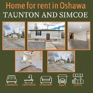 5-bedroom, two bathroom for rent in Oshawa Image# 1