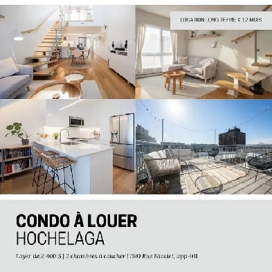 LOCATION 4 1/2 HOMA - MEZZANINE & ROOFTOP - 12 MOIS Image# 1