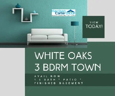 Fantastic 3 Bdrm Town White Oaks  Finished Bsmt  AVAIL NOW Image# 4