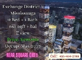 ️ Exchange District 2 | 2 Bed 1 Bath | East View | $499,990 Image# 1