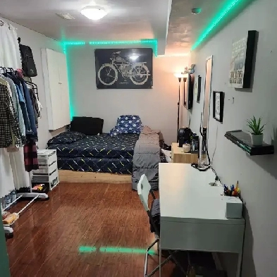 Separate room with separate attached washroom in shared basement Image# 4