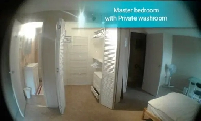 master bedroom with private washroom for rent south keys Image# 4