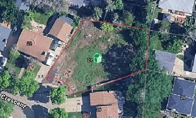 FANTASTIC PIE SHAPED 10,000sqft LOT IN THE HEART OF ST. ALBERT Image# 1