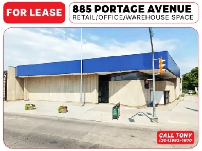 885 PORTAGE AVE FOR LEASE 7,800SF RETAIL OFFICE BUSINESS SPACE ~ Image# 3