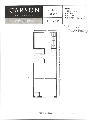 STUDIO APARTMENT - AUGUST 1st 2025 Image# 1