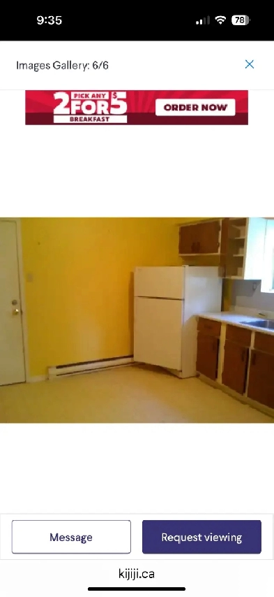 Two bedroom apartment for rent on Northside Fredericton Image# 2