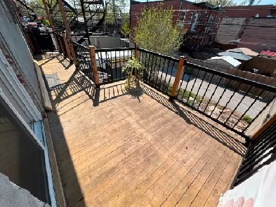 4.5 rénové métro Cadillac, terrasse arrière, 2 chambres fermées Image# 7