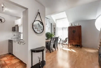 Condo 1 chambre avec Mezzanine et terrasse sur le toit,parking Image# 3