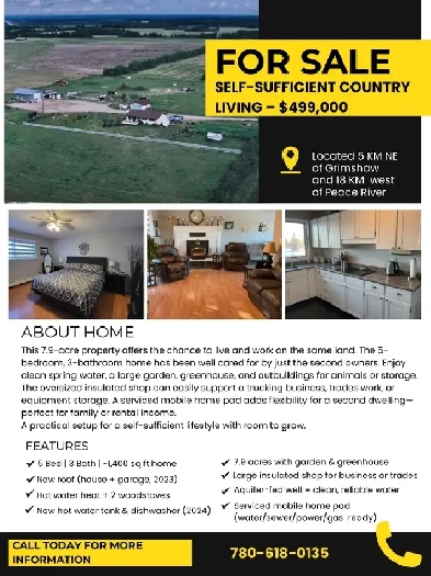 Live the Acreage Dream: Family Homestead with Room to Grow Image# 3