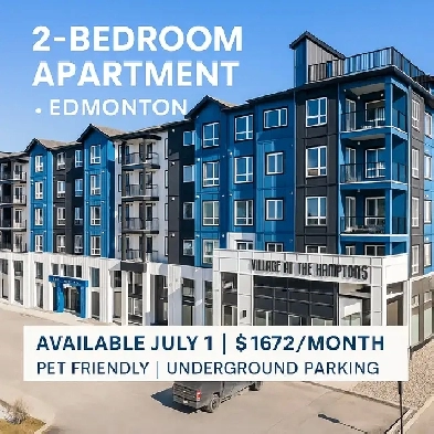 Sublease: 2-Bedroom Apartment w/ Parking – West Edmonton, July 1 Image# 1