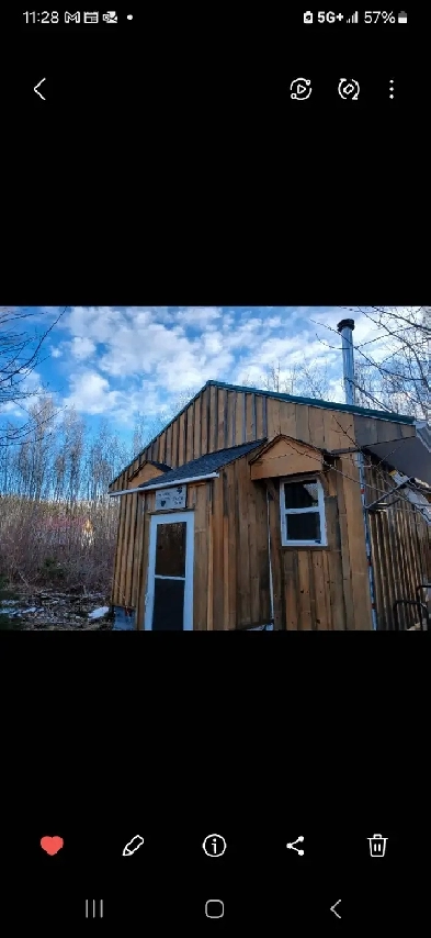 Fully Off Grid cabin on 3 acres of land in Butternut Valley NB Image# 3