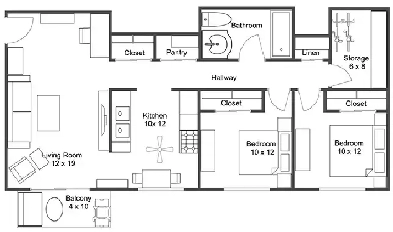 Cat friendly 2-bedroom Suite for Rent Image# 8