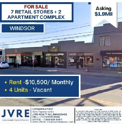 MIXED-USE INVESTMENT OPPORTUNITY – WINDSOR7 Retail Stores   2 Image# 1