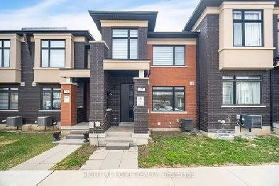 A freehold two story townhouse for sale in Brampton