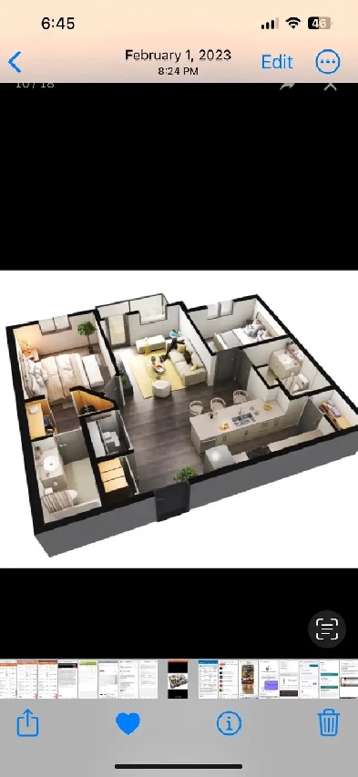 2 Bed 2 Bath apartment for rent Image# 1
