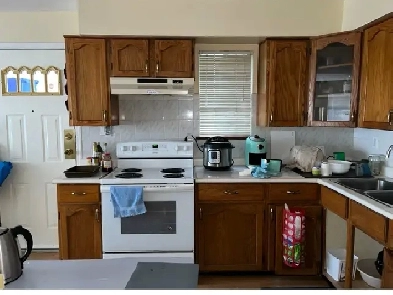 Ground level 2 bedroom basement suite. Image# 1