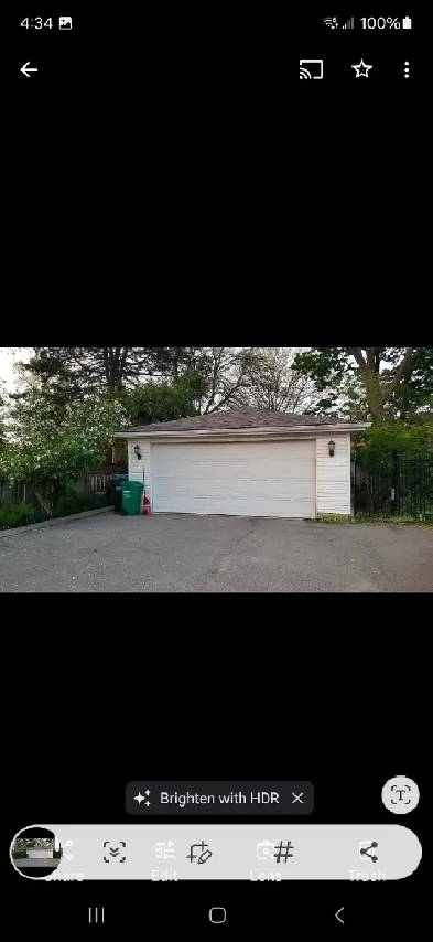 800 SQ feet 4 Car Garage near Dixie & Queensway for rent Image# 2