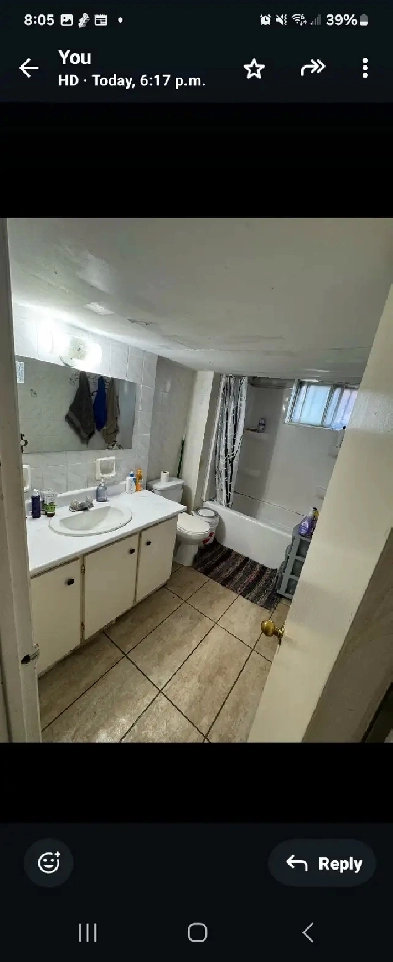 Basement for rent Image# 1