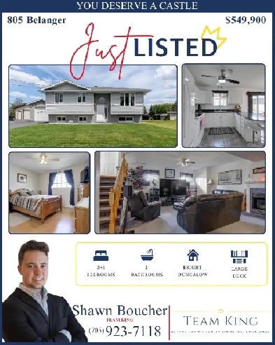 JUST LISTED  805 Belanger St,- Azilda Image# 1