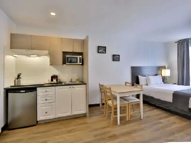 Studios Meublés à Louer à l'Hôtel Newstar Montréal (Aucun bail ) Image# 1