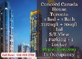 Canada House | 3 Bed 3 Bath | 1122 SQFT   Balcony | Under 1M! Image# 1