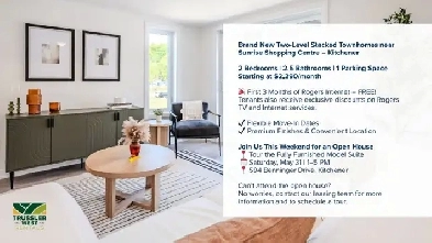 New Stacked Townhomes — Open House Today — Sat, May 31, 1-5 PM Image# 1