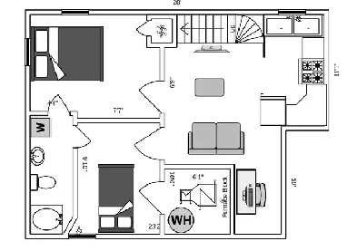 Newly finished 2 bed 1 bath basement bright & sunny Hurontario Image# 9
