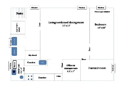 Heart of Bloor West Village: 1 bedroom Basement Apartment Image# 3