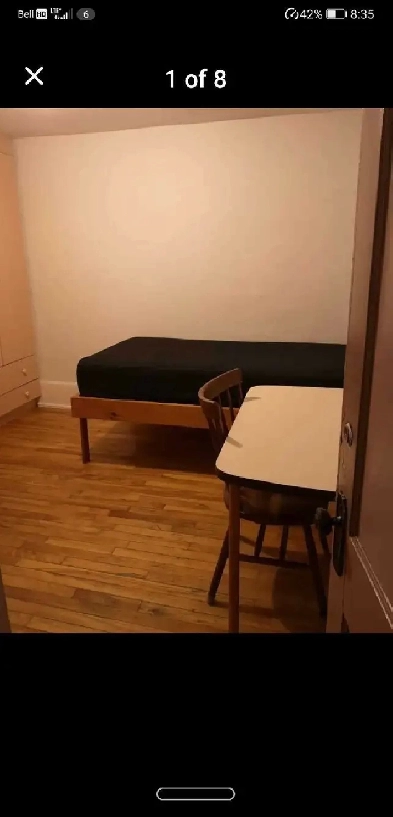 1 1/2 apt. for rent located downtown Montréal Image# 1