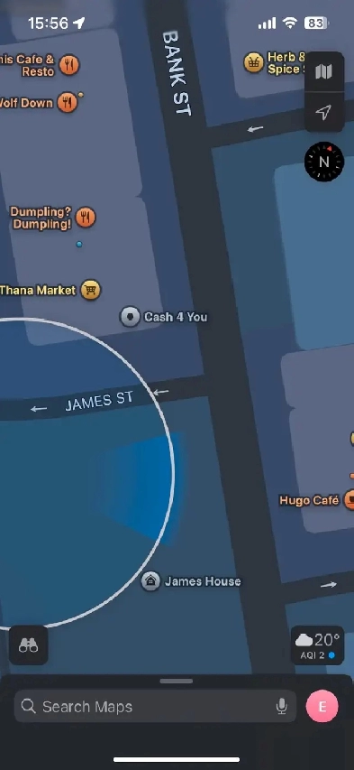looking for PARKING NEAR BANK/JAMES OVERNIGHT MONTHLY Image# 1