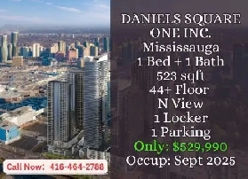 Daniels Square One | 1 Bed 1 Bath   Parking   Locker | $529,990 Image# 1