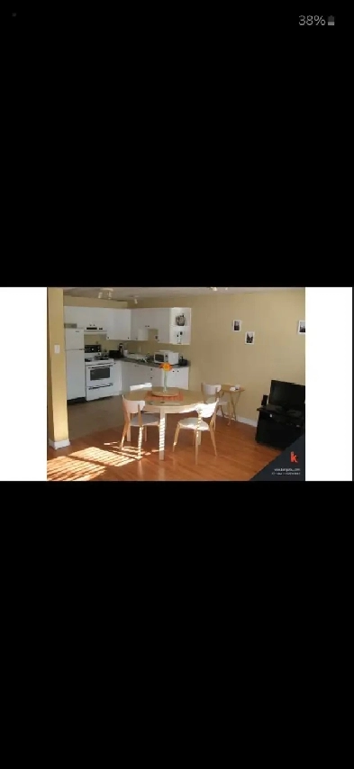 Lasalle 3 1/2 meublé chauffé/éclairé,  grandes pièces Image# 1