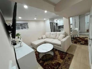 Luxury Furnished One-Bedroom Basement Apartment in High Park. Image# 1