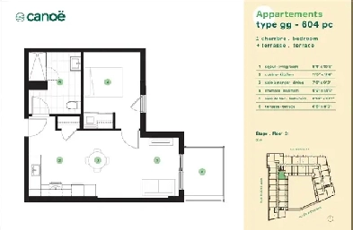 3.5 tout inclus Hochelaga-Maisonneuve Image# 1