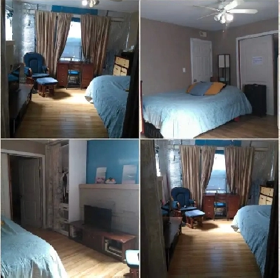 Upstairs large furnished room 4 windows Image# 1