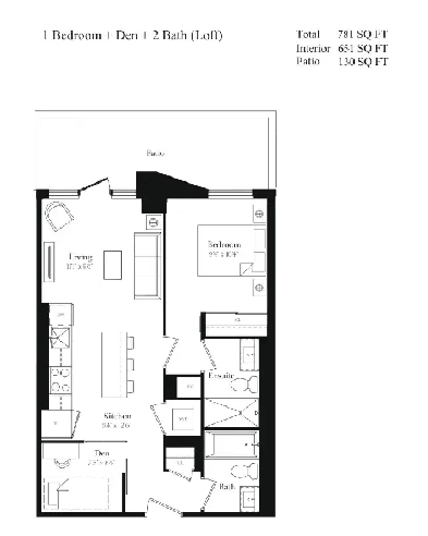 1 1 Bedroom Condo for Rent, includes Parking &  Locker Image# 1