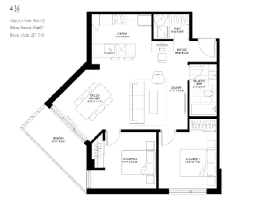 2 Bedrooms & 1 Bathroom Available in LaSalle (New Construction) Image# 4