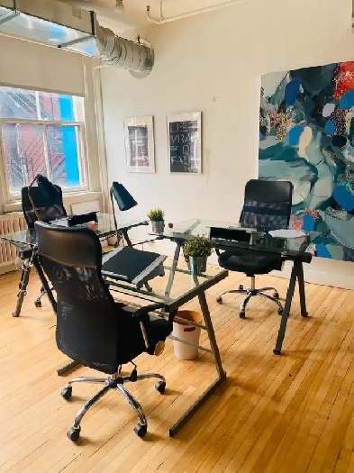 Sous-location bureau individuel à Montréal – tout inclus Image# 2