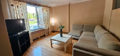 JUILLET- Magnifique 5 1/2 à louer meublé/ air climatisé / jardin Image# 1