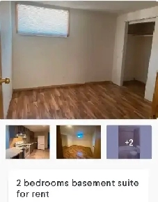 2 bedrooms basement suite for rent Image# 1
